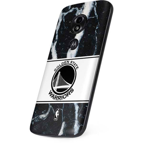 NBA Golden State Warriors Marble Moto E5 Play Skin